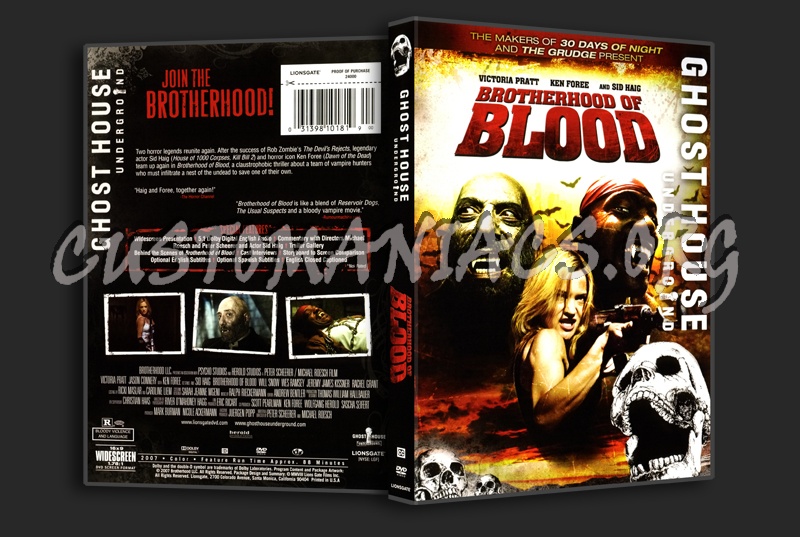 Brotherhood of Blood dvd cover DVD Covers Labels by