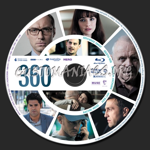 360 (2011) blu-ray label