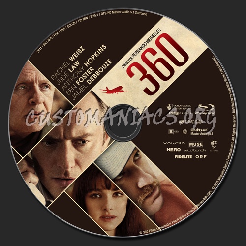 360 (2011) blu-ray label