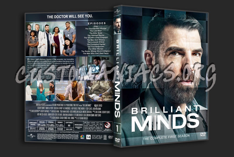 Brilliant Minds - Season 1 dvd cover