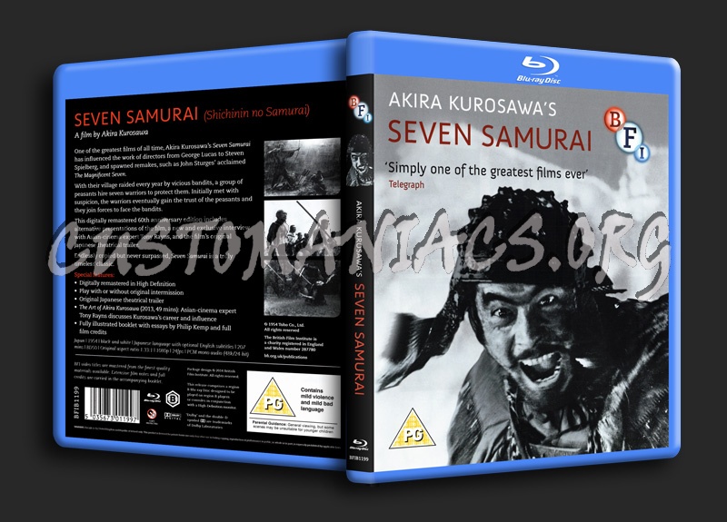 Seven Samurai blu-ray cover