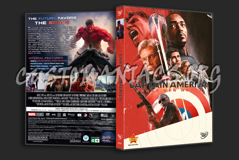 Captain America: Brave New World dvd cover