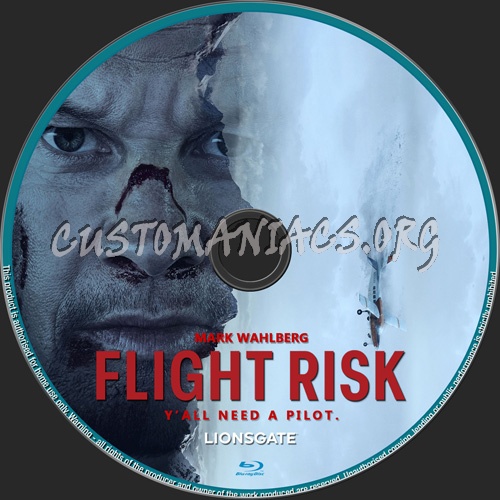 Flight Risk blu-ray label