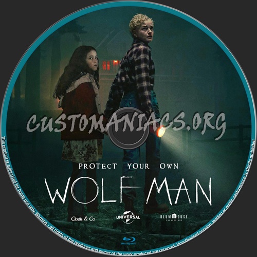 Wolf Man blu-ray label