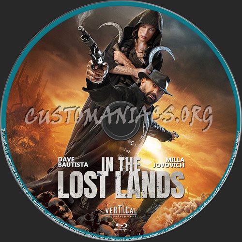 In The Lost Lands blu-ray label