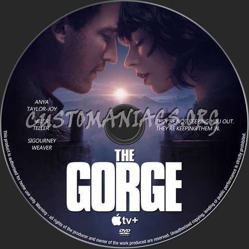 The Gorge dvd label