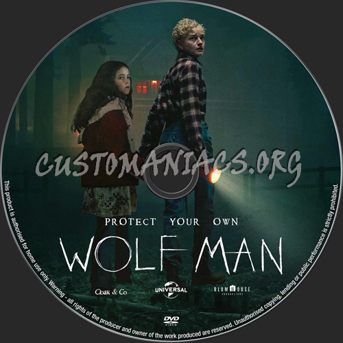 Wolf Man dvd label