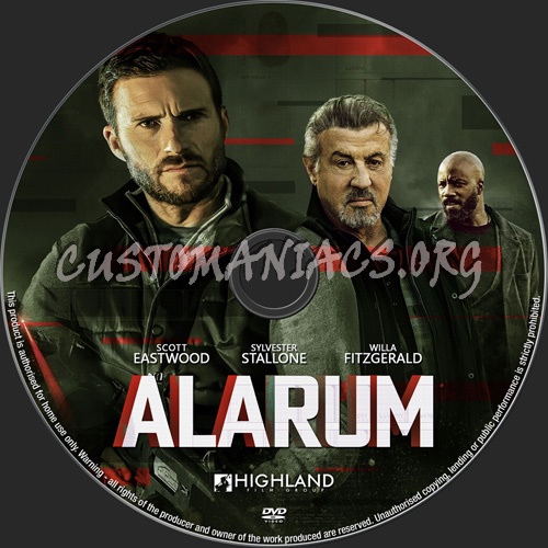 Alarum dvd label