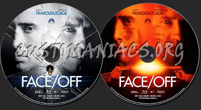 Face/Off (1997) blu-ray label