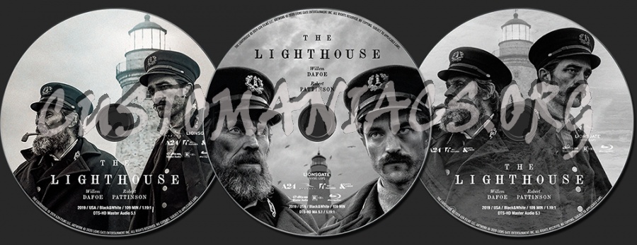 The Lighthouse (2019) blu-ray label