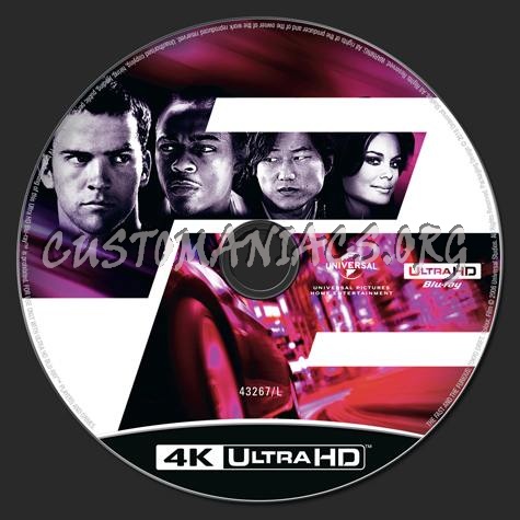 The Fast and the Furious Tokyo Drift 4K blu-ray label