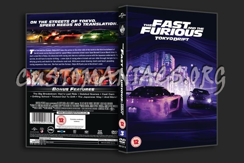 The Fast and the Furious Tokyo Drift dvd cover