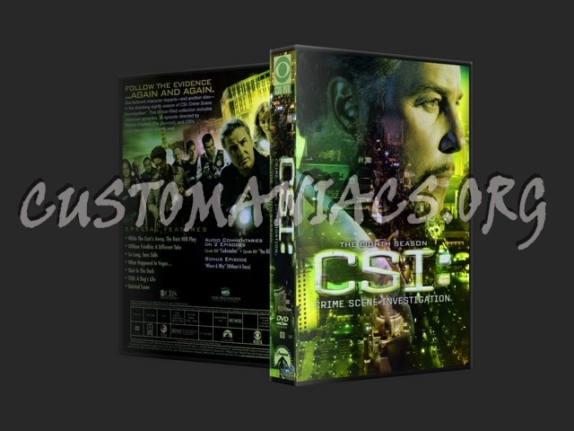 CSI (Las Vegas) Season 8 dvd cover