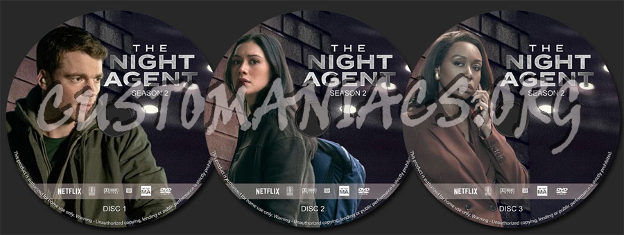 The Night Agent - Season 2 dvd label