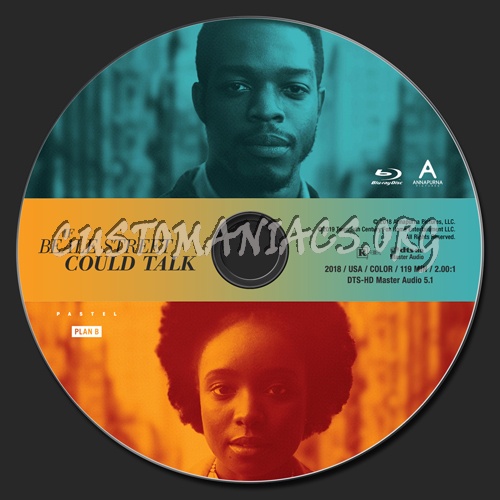 If Beale Street Could Talk (2018) blu-ray label