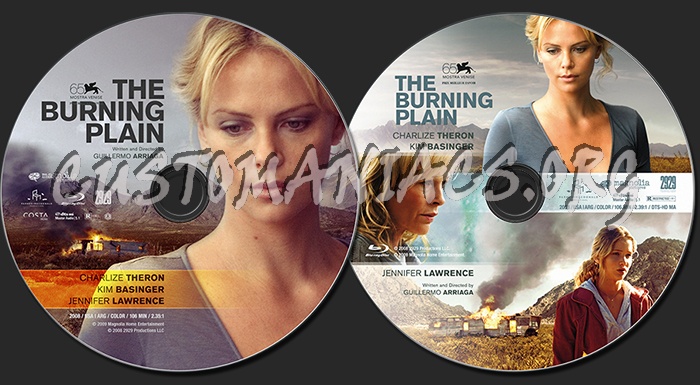 The Burning Plain (2008) blu-ray label