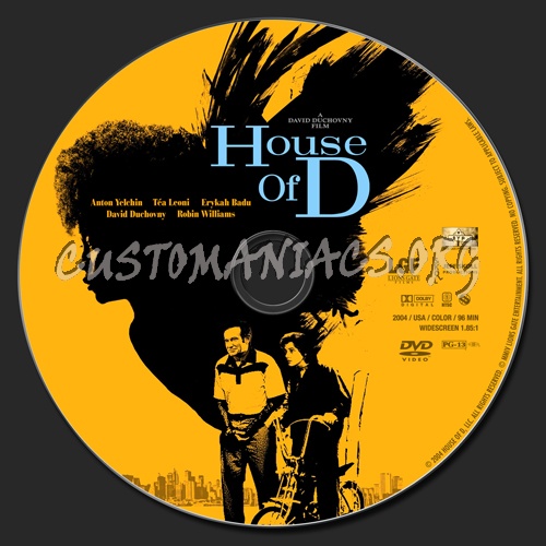 House of D (2004) dvd label