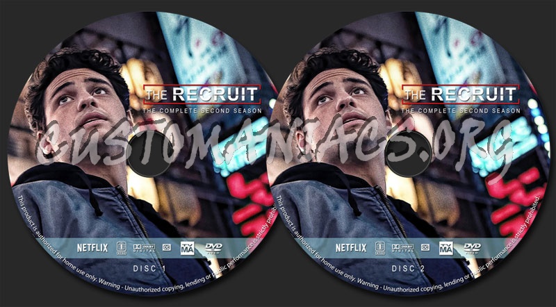 The Recruit - Season 2 dvd label