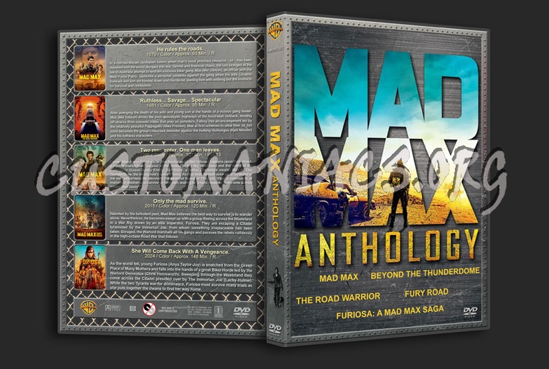 Mad Max Anthology (5) dvd cover