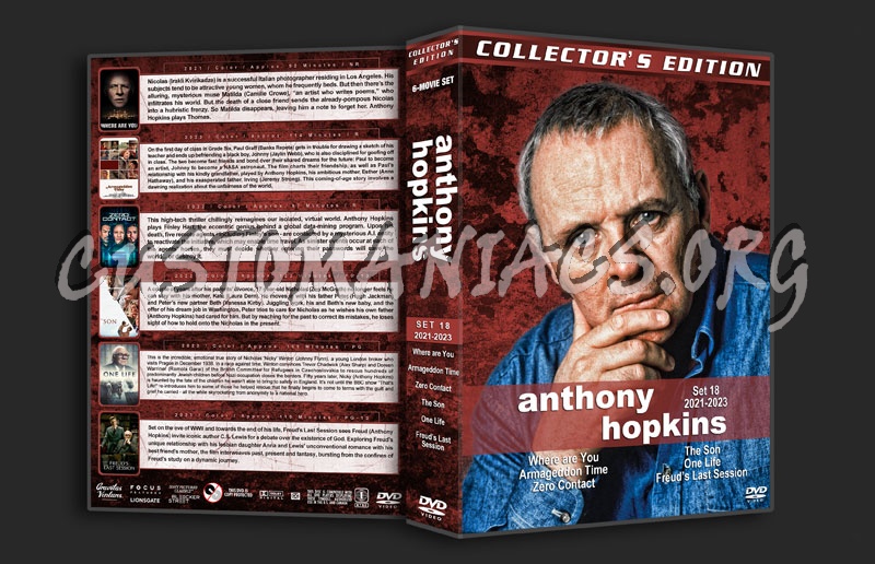 Anthony Hopkins Film Collection - Set 18 (2021-2023) dvd cover