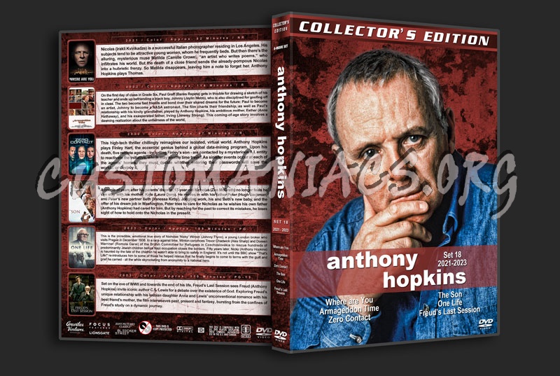 Anthony Hopkins Film Collection - Set 18 (2021-2023) dvd cover