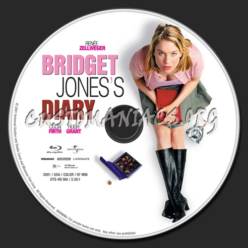 Bridget Jones's Diary (2001) blu-ray label