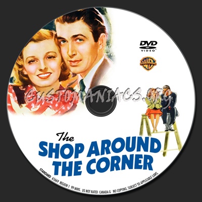 The Shop Around the Corner dvd label