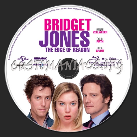 Bridget Jones: The Edge of Reason (2004) blu-ray label