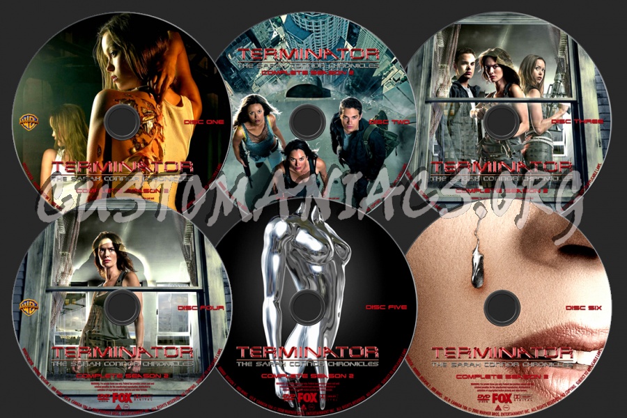 Terminator The Sarah Connor Chronicles Season 2 dvd label