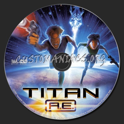 Titan AE dvd label