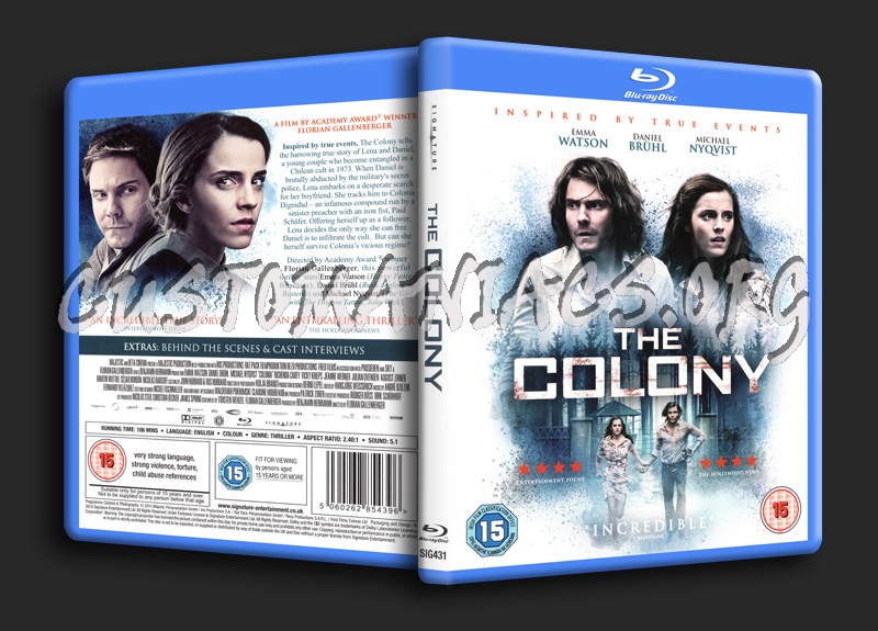 The Colony (Colonia - 2015) blu-ray cover