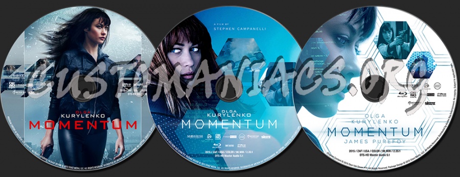 Momentum (2015) blu-ray label