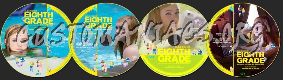 Eighth Grade (2018) dvd label