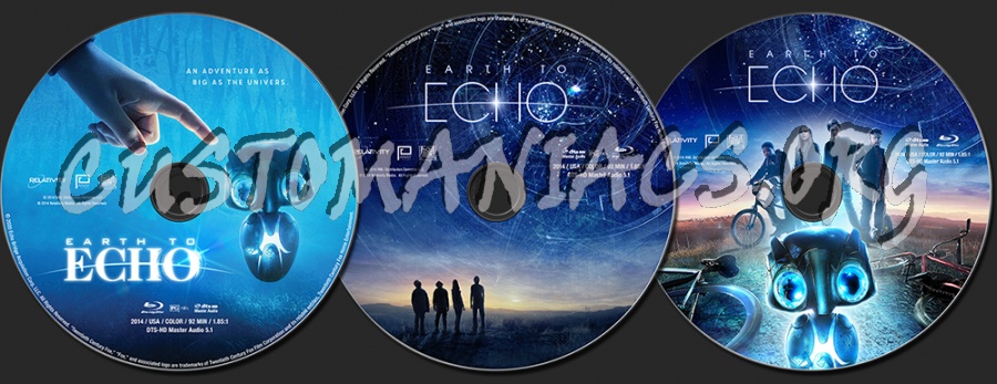 Earth to Echo (2014) blu-ray label