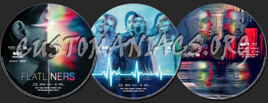 Flatliners (2017) blu-ray label