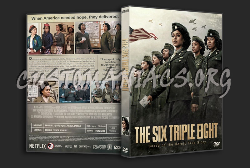 The Six Triple Eight (2024) dvd cover