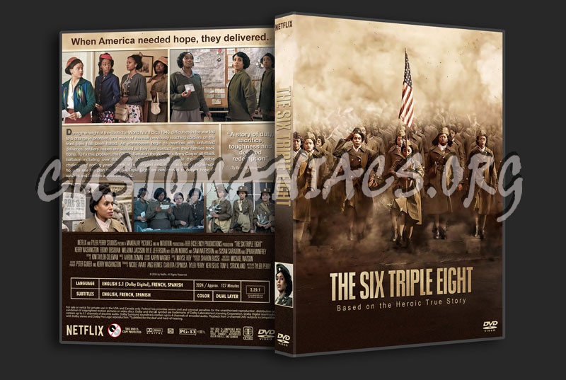 The Six Triple Eight (2024) dvd cover