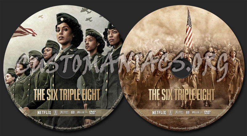 The Six Triple Eight (2024) dvd label