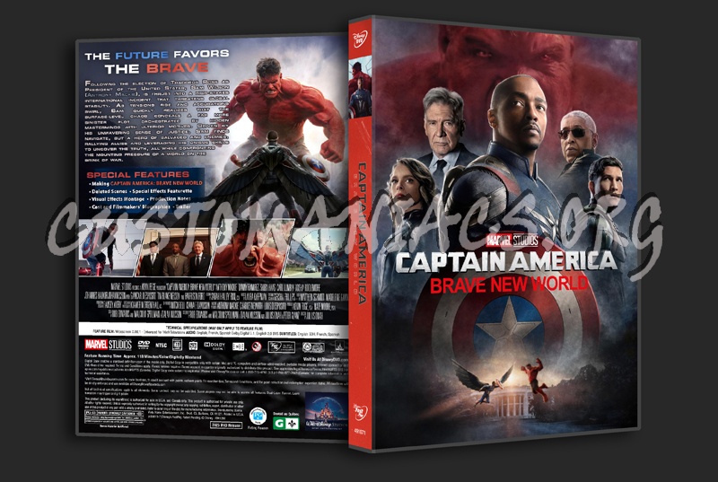 Captain America: Brave New World dvd cover