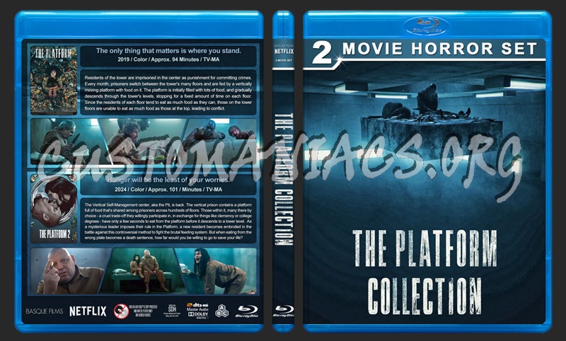 The Platform Collection blu-ray cover