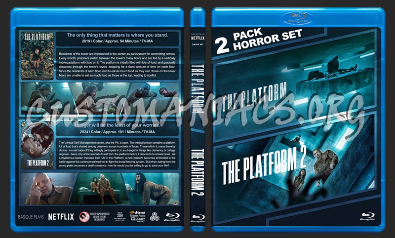 The Platform Double Feature blu-ray cover