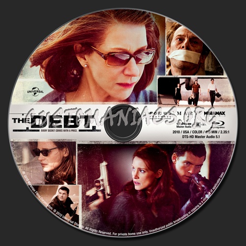 The Debt (2010) blu-ray label