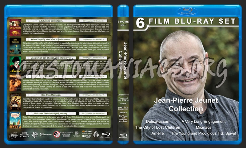 Jean-Pierre Jeunet Collection (6) blu-ray cover