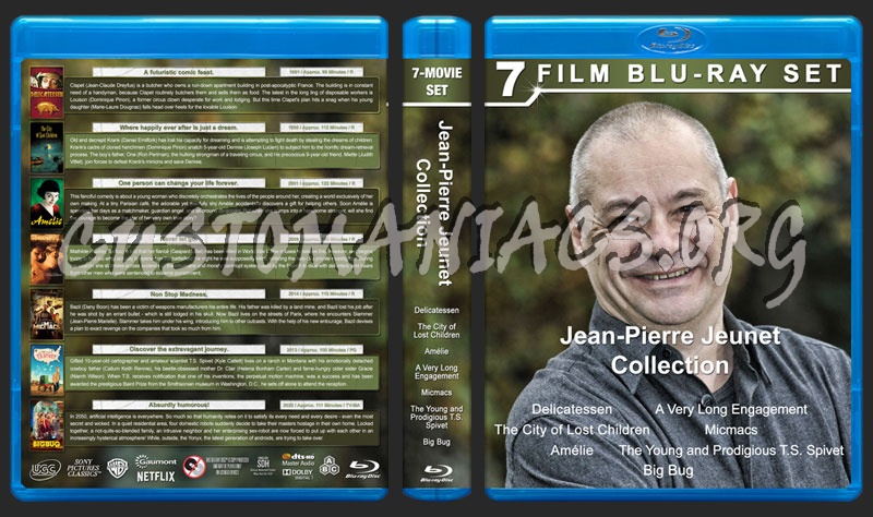 Jean-Pierre Jeunet Collection (7) blu-ray cover