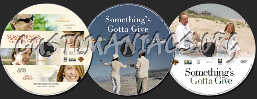 Something's Gotta Give (2003) dvd label