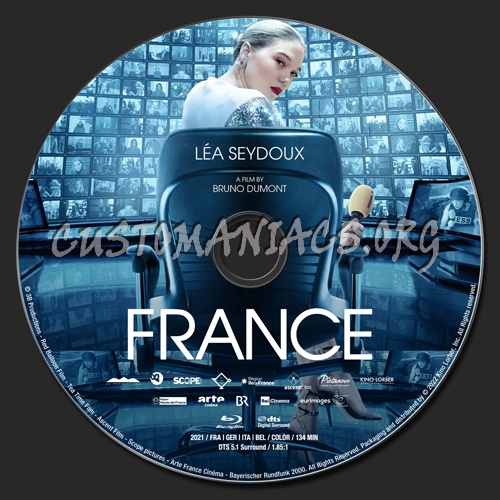 France (2021) blu-ray label