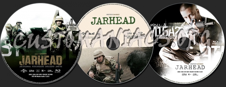 Jarhead (2005) blu-ray label