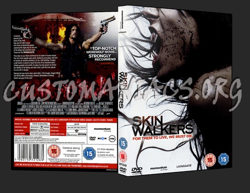 Skinwalkers dvd cover