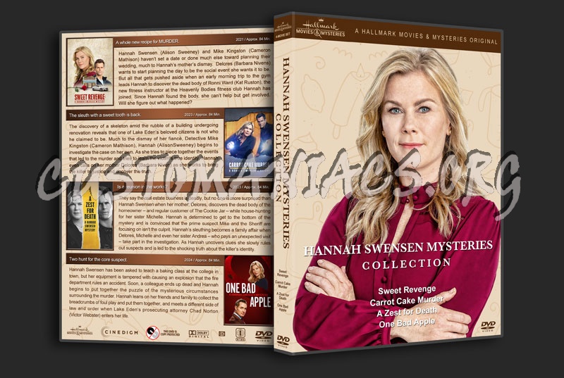 Hannah Swensen Mysteries Collection (4) dvd cover