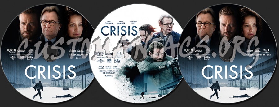 Crisis (2021) blu-ray label